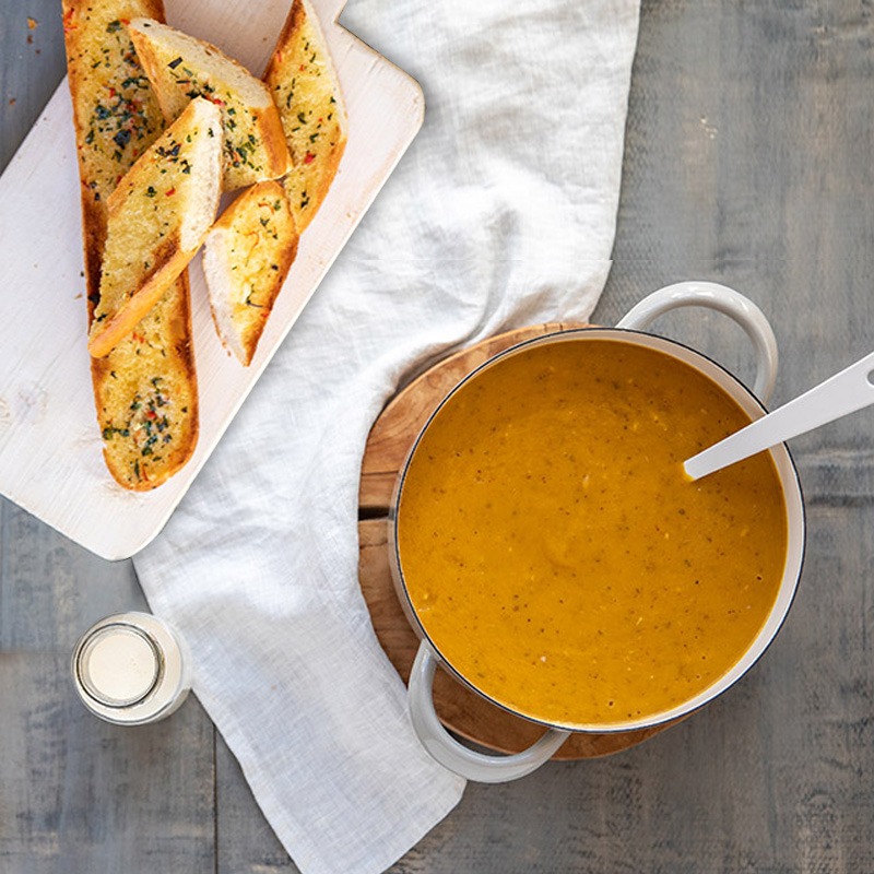 [Anchor] Roasted Pumpkin Soup_앵커버터 레시피/ 단호박스프와 마늘빵