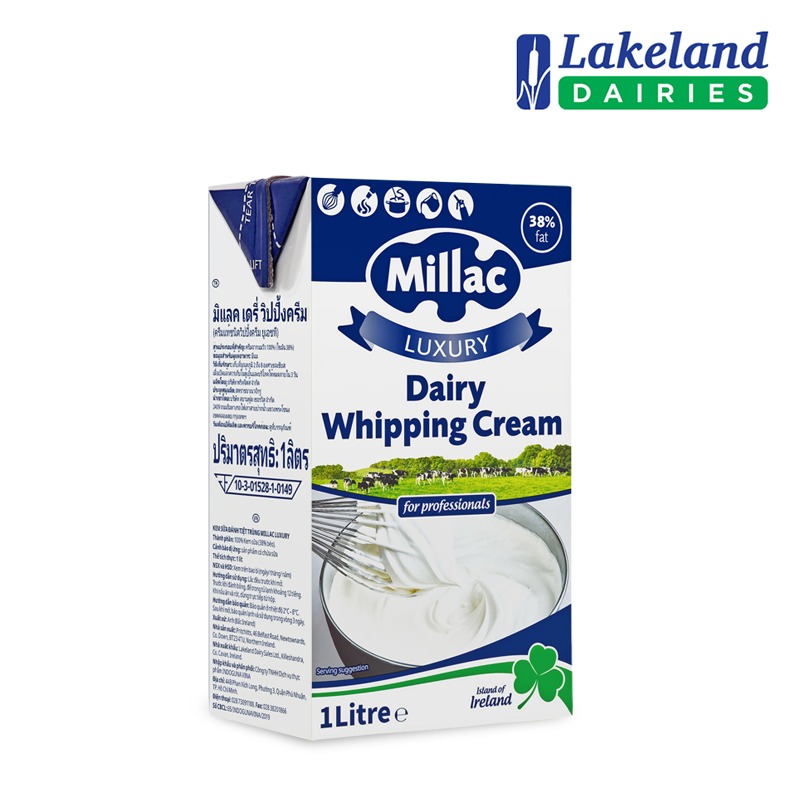[Millac] Millac Luxury Dairy Whipping Cream1L_밀락 럭셔리 데어리 휘핑크림 1L